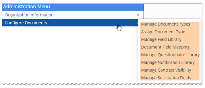 Assigned Privileges within Configure Documents